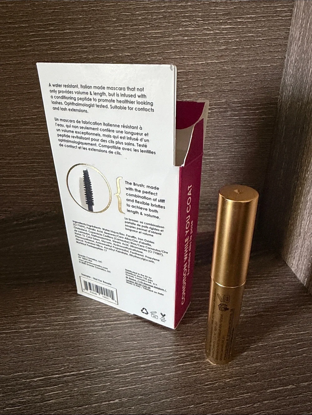 ❤️$6 NWT Grande Cosmetics Conditioning Peptide Mascara .05oz